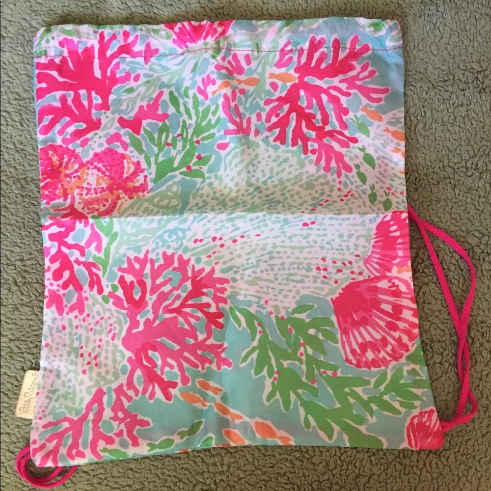 Lilly Pulitzer drawstring backpack